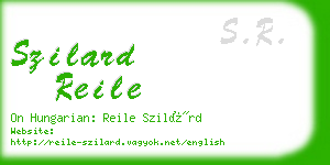 szilard reile business card